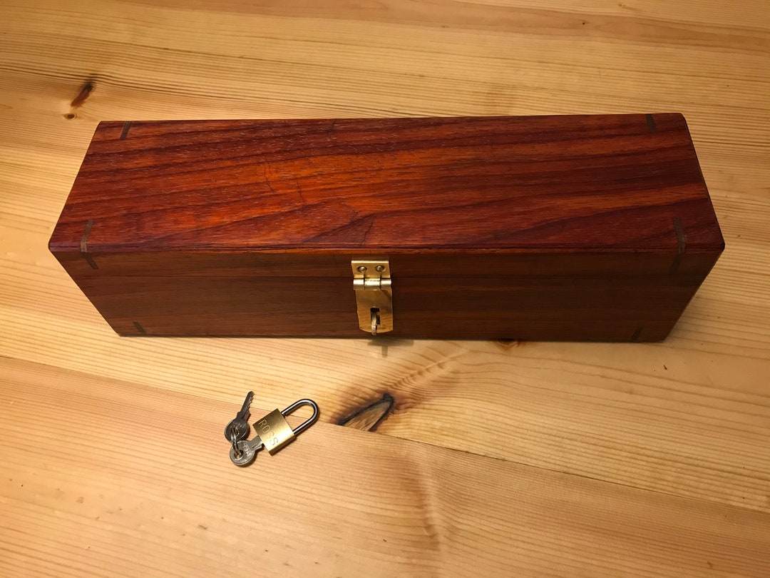 Padouk/iroko Splined Box Finished in OSMO Matt Polyx - Etsy