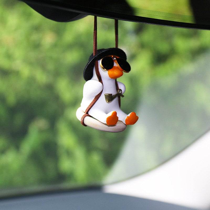 Buy Swing Duck Car Hanging Ornament, Super Cute Swinging Ducks Mirror  Hanging Accessories, Auto Decoration Pendant Duck Car Interior Set Online  in India 