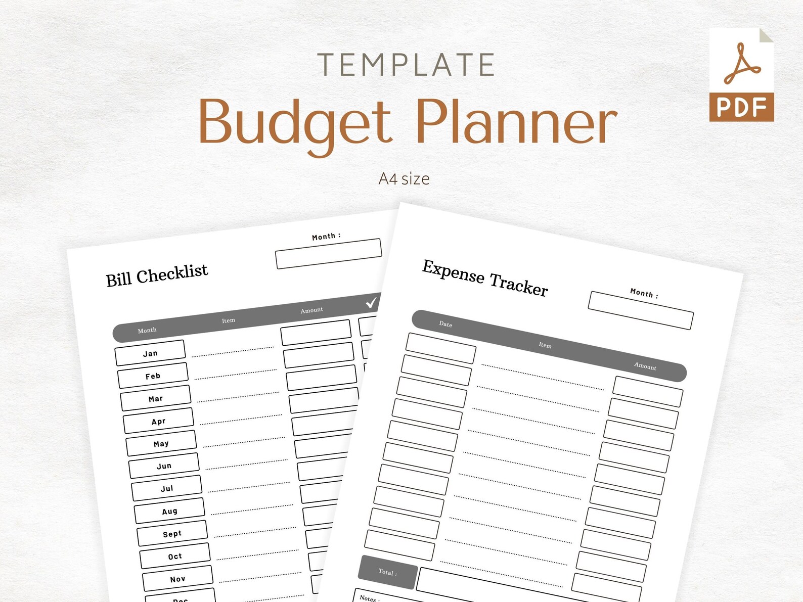 Printable budget planner budget tracker monthly budget etsy