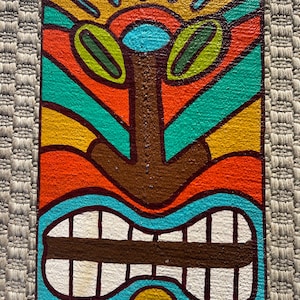 Tiki, Tiki Bar Decor, Tiki Mask Art, Tiki Bar Art, Tiki Room Sign, Tiki Decorations, Tiki Faces