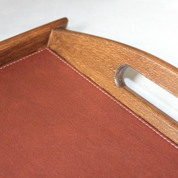 Leather Coffee Table Tray Etsy