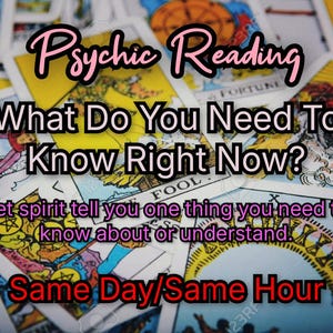 Was musst du wissen, GENAU? - Psychische Tarot-Lesung