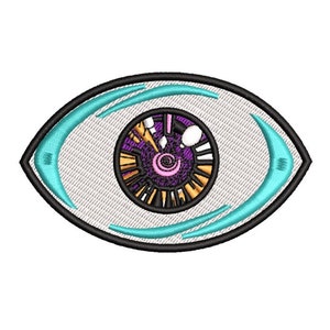 Eye Bad Bunny X100pre embroidery design file dst, pes, vp3, jet and emb