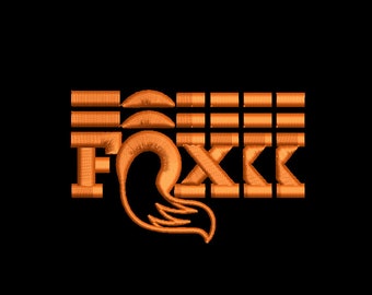 FOX CAP embroidery design file dst, pes, vp3, jet
