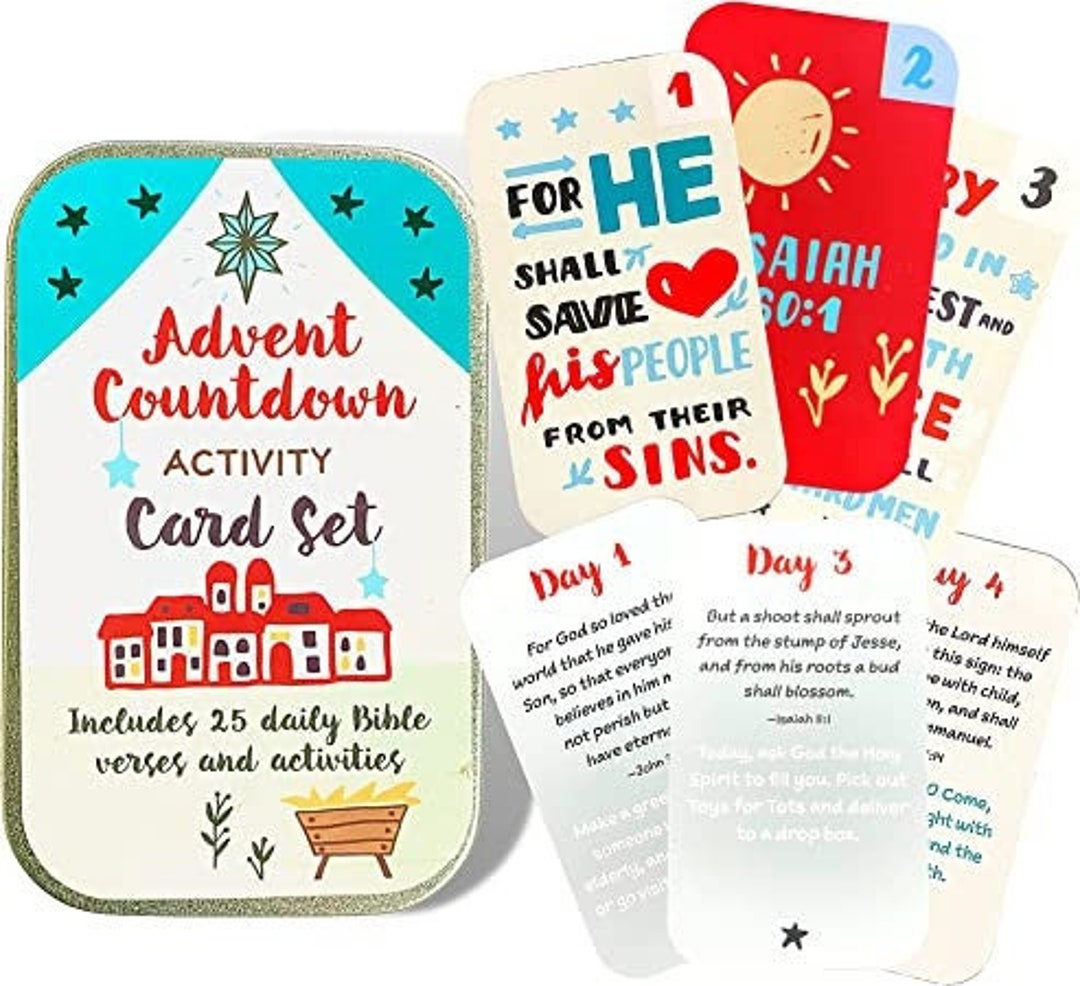 Advent Cards 🕯️Countdown To Christmas