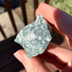 You Pick! Moss Agate Crystal! Raw Rough Natural