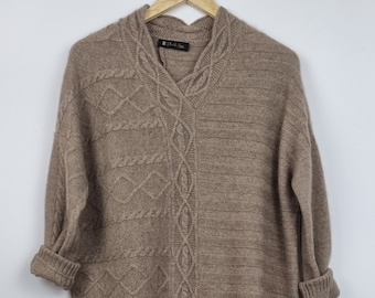 Kaschmirkleid//Kaschmirpullover aus 100% Kaschmirwolle//Kaschmirkleid Freesize// weich warm elegant //aus ungefärbter Wolle//nachhaltig