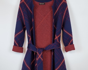 Elegante cárdigan de cachemir estampado // confeccionado con 100% cachemir // muy cálido y cómodo // no se arruga // duradero/único