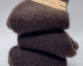 Pack de 3 pares de calcetines de lana extremadamente cálidos con suela gruesa, confeccionados con 100% lana de yak, que retienen el calor y son transpirables. Las tallas se pueden combinar.