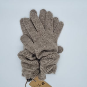 elegante Handschuhe/extra lang aus 100% Kaschmir/sehr warm und weich/ atmungsaktiv/ aus nachwachsendem Rohstoff Bild 2