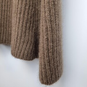 Poncho aus 100% Yakwolle