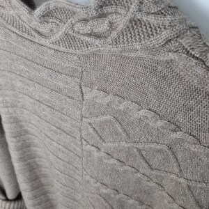 Kaschmirkleid//Kaschmirpullover aus 100% Kaschmirwolle//Kaschmirkleid Freesize// weich warm elegant //aus ungefärbter Wolle//nachhaltig imagem 5