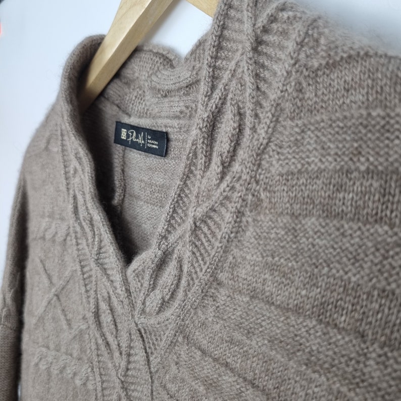 Kaschmirkleid//Kaschmirpullover aus 100% Kaschmirwolle//Kaschmirkleid Freesize// weich warm elegant //aus ungefärbter Wolle//nachhaltig imagem 4