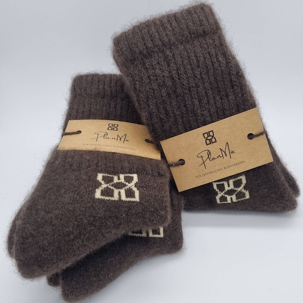 3 Paar Vorteilspackung extra warme Wollsocken/Bettsocken aus 100% YAKWOLLE wärmespeichernd und atmungsaktiv. Größenoption auf Anfrage