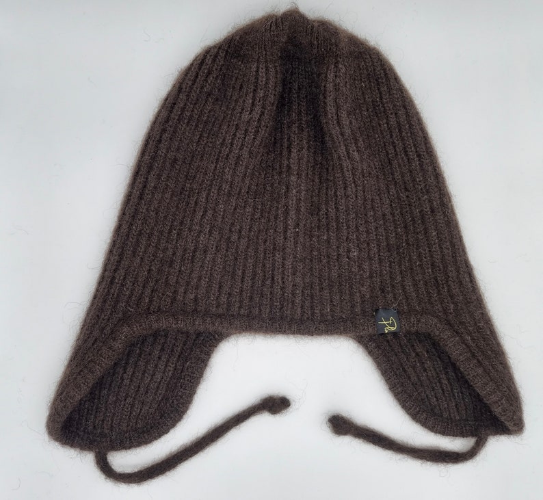 Trapper hat made of 100% yak wool / heat-retaining / breathable / made from renewable raw materials / undyed image 2