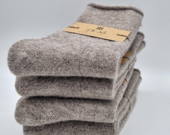 Confezione risparmio da 4 paia // Calzini di lana extra caldi realizzati al 100% in lana di pecora // Trattengono il calore e sono traspiranti. Le taglie sono combinabili.