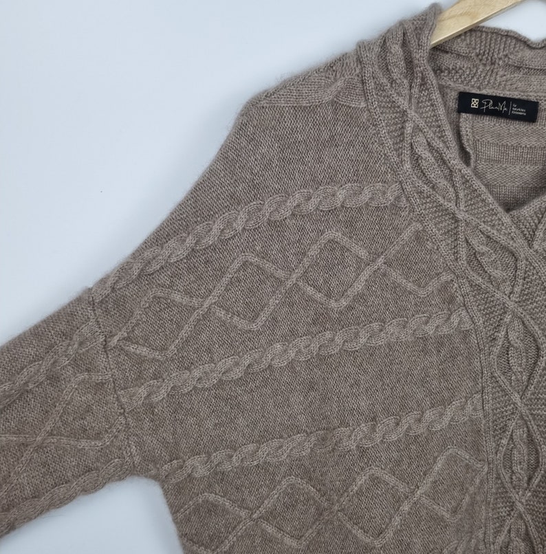 Kaschmirkleid//Kaschmirpullover aus 100% Kaschmirwolle//Kaschmirkleid Freesize// weich warm elegant //aus ungefärbter Wolle//nachhaltig imagem 3