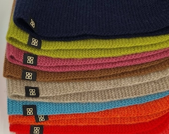 stylisches, warmes, weiches 3 in 1 Stirnband/Ohrenwärmer/Halstuch aus 100% Kaschmir in verschiedenen Farben