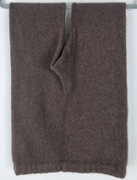 ヤクナチュラルウール100％レギンス ライトブラウン 100% ヤクウール製