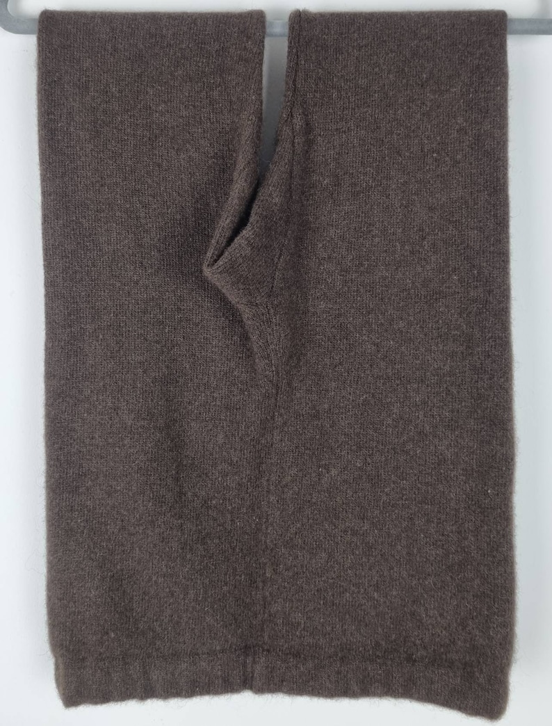 Leggings made from 100% yak wool, extremely warm, in dark brown/stretch/unisex image 2