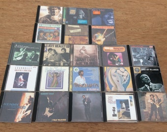 Blues/Blues Rock CD Lot Johnny Winter-Derek & Dominos-SRV-Robert Cray-John Mayall-Albert Collins-Leadbelly and More  See Pictures For Titles