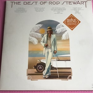 Vintage Rod Stewart &quot;The Best Of Rod Stewart&quot; Double Vinyl LP Mercury Records SRM-2-7507 From 1976 VG+/Excellent Vinyl Play Tested