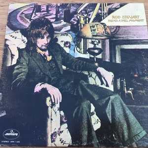 Vintage Rod Stewart &quot;Never A Dull Moment&quot; LP Mercury Records SRM-1-646 From 1972 VG+/Excellent Vinyl Play Tested