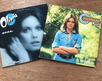 Vintage Olivia Newton-John LP Bundle/Lot of 2 "If You Love Me, Let Me Know" & "Let Me Be There" VG+ Vinyl See Pictures