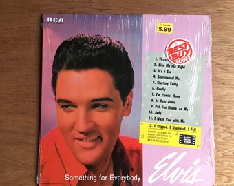 Vintage Elvis Presley "Something For Everybody" Vinyl LP RCA Records AYL1-4116 From 1981 VG+/Excellent Vinyl Play Tested