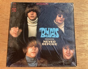 Vintage The Byrds "Never Before" Vinyl LP Re-Flyte Records MH 70318 From 1987 Strong VG+ Vinyl Play Tested See Pictures