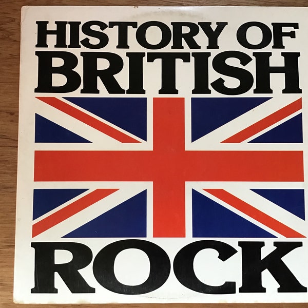 Vintage "History Of British Rock" Double LP Sire Records 2P 6547 From 1976 VG+ or Better Vinyl Play Tested Great See Pictures