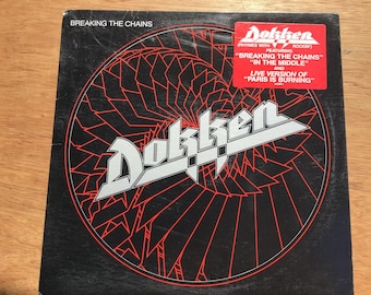 Dokken - Under Lock and Key Vinyl Record LP - 1985 Electra Records