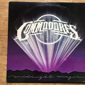 Vintage Commodores &quot;Midnight Magic&quot; Vinyl LP Album Motown Records M8-926M1 From 1979 Strong VG+ Vinyl Play Tested
