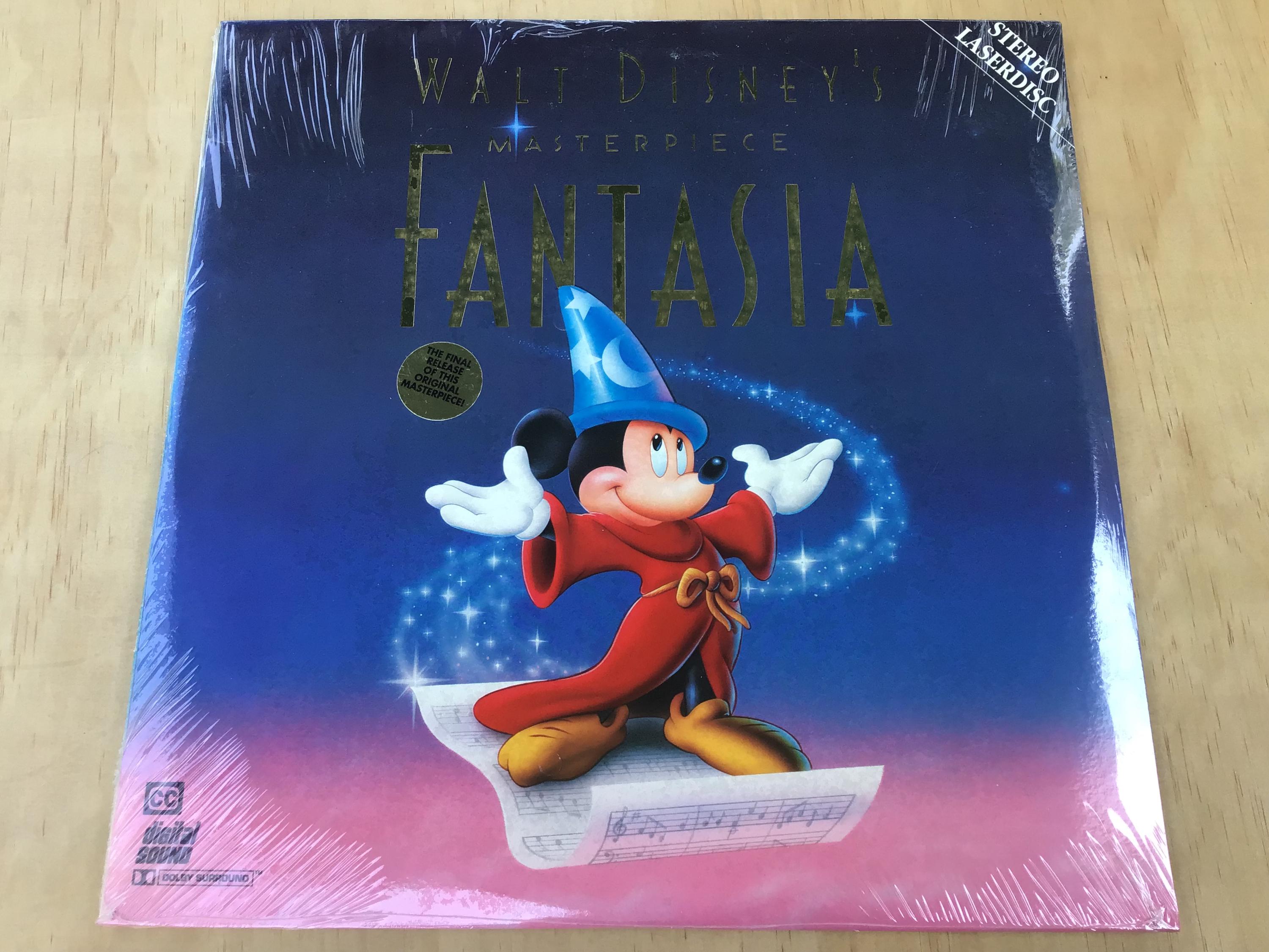 WALT DISNEY'S FANTASIA レーザーディスク Vintage Stereo Laserdisc of Walt Disney's Masterpiece