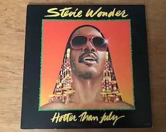 Vintage Stevie Wonder "Hotter Than July" Vinyl LP Tamla/Motown Records T8-373M1 From 1980 VG++/Excellent Vinyl Play Tested See Pictures