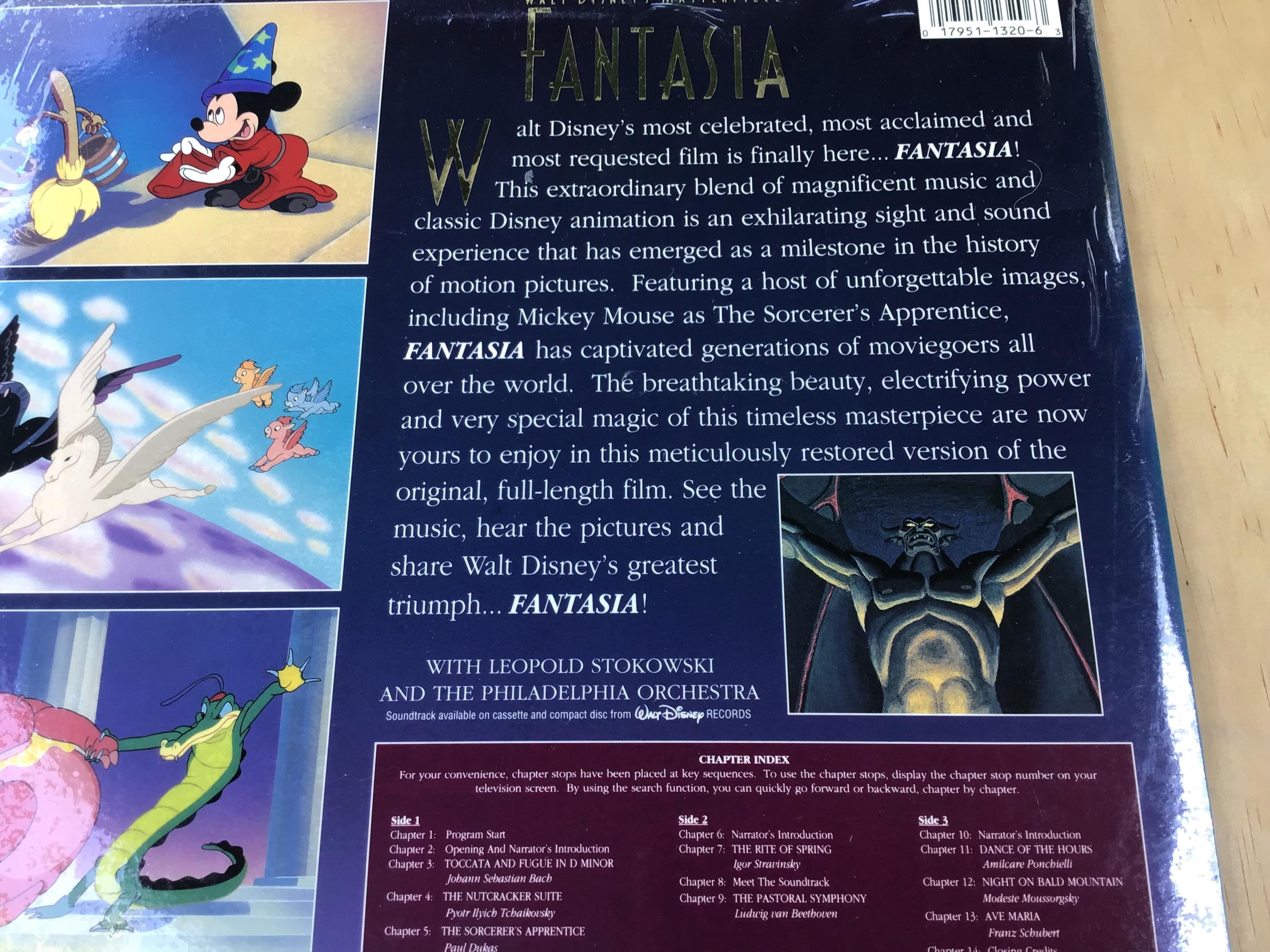 Vintage Stereo Laserdisc of Walt Disney's Masterpiece