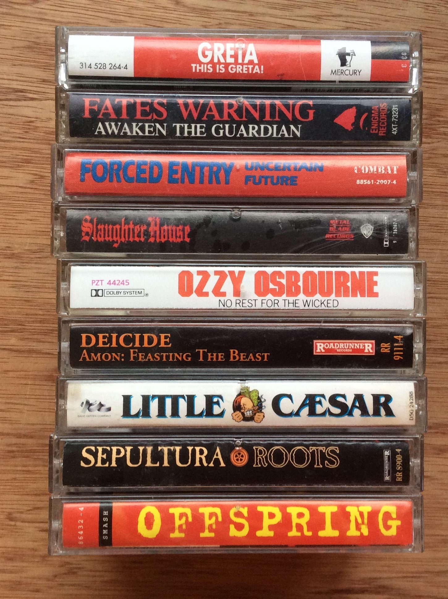 Vintage Rare Hard Rock / Heavy Metal Cassette Tapes From 1980's 1990's You Pick 9.95 Etsy
