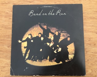 Vintage Paul McCartney & Wings "Band On The Run" LP Columbia Records PC 36482 From 1973 VG+/Excellent Vinyl Play Tested