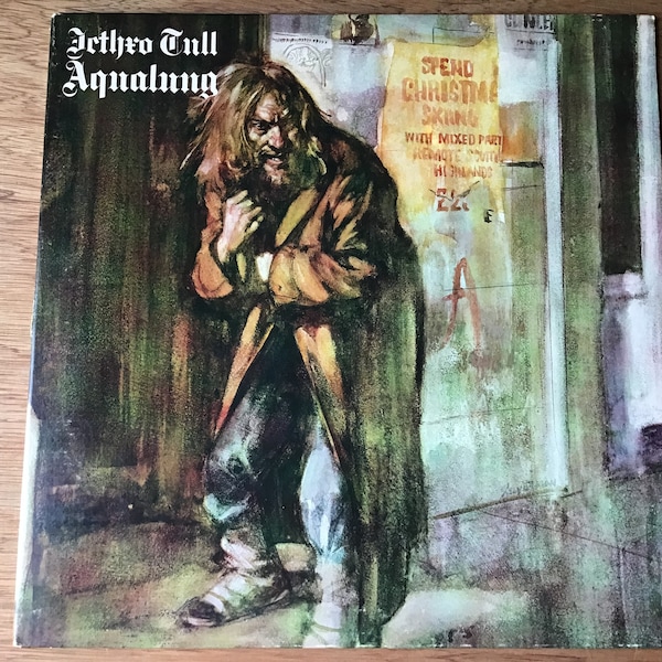 Vintage Jethro Tull "Aqualung" LP Chrysalis Records CHR 1044 From 1973 VG+ Vinyl Play Tested See Pictures