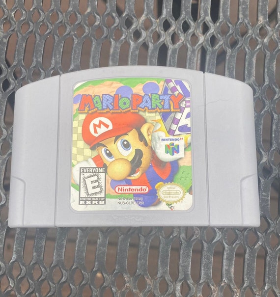Nintendo NES 64 Video Game Mario Party Game Cartridge Etsy