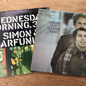 Vintage Simon and Garfunkel LP Bundle/Lot of 2 &quot;Bridge Over Troubled Water&quot; & &quot;Wednesday Morning, 3 A.M.&quot; VG+ Vinyl Play Tested See Pictures