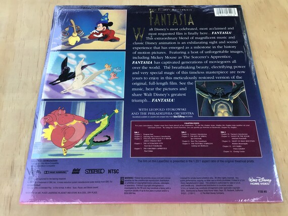Vintage Stereo Laserdisc of Walt Disney's Masterpiece