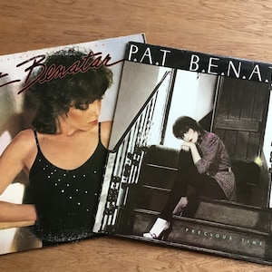 Vintage Pat Benatar LP Bundle/Lot of 2 &quot;Precious Time&quot; & &quot;Crimes Of Passion&quot; VG+ Vinyl Play Tested See Pictures