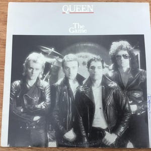Vintage Queen &quot;The Game&quot; LP Elektra/Asylum Records X5E-513 From 1980 Strong VG+ Vinyl Condition Play Tested See Pictures
