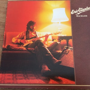 Vintage Eric Clapton &quot;Backless&quot; LP RSO Records RS13039 VG+/Excellent Condition From 1978 Play Tested See Pictures