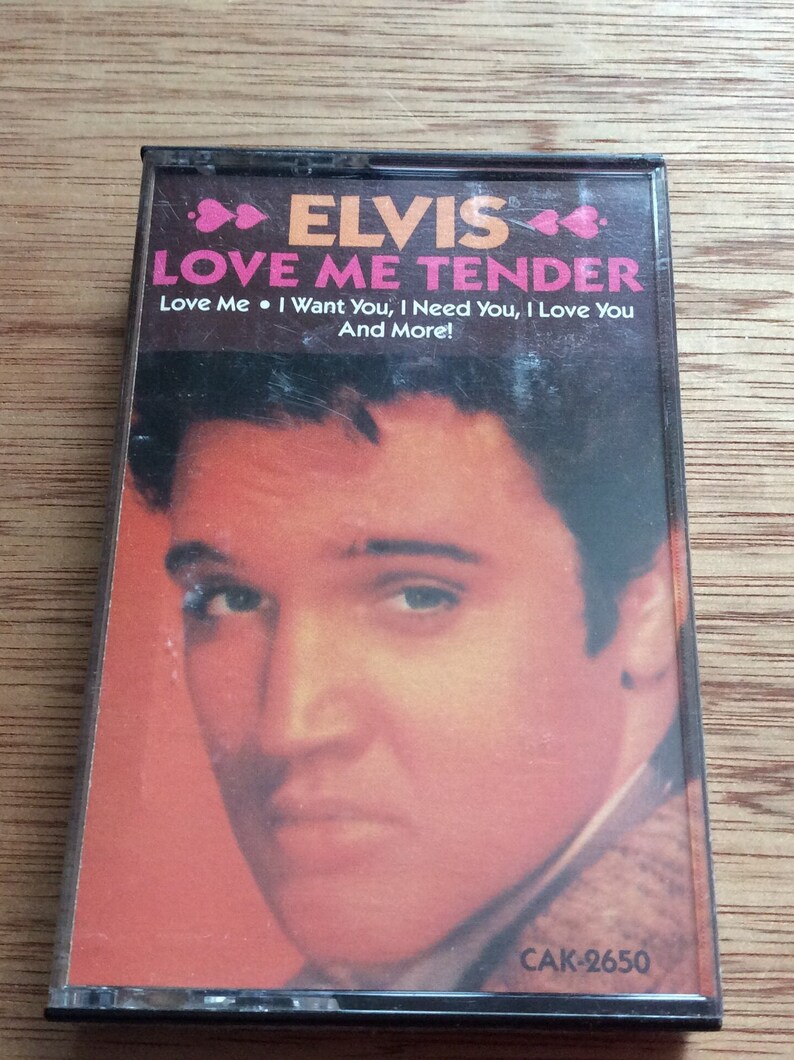 Vintage Elvis Presley Rock Cassette Tapes From 1970's1980's You Pick