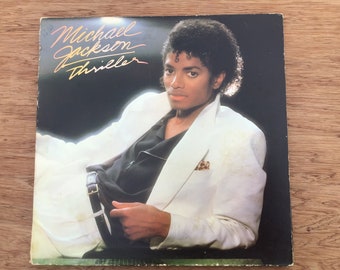 Vintage Michael Jackson "Thriller" LP Epic Records QE 38112 From 1982 VG+/Excellent Vinyl Play Tested