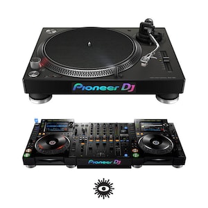 Pioneer DJ - Silver Mirror Iridescent Turntable Sticker Decal