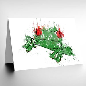 Frog Greeting Card