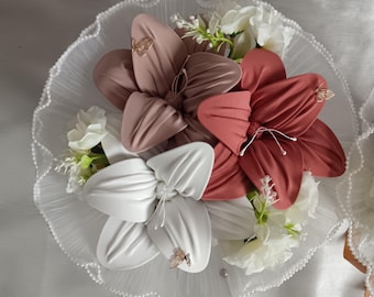 Bouquet 3 Hijabs en jersey premium ou soie de Médine